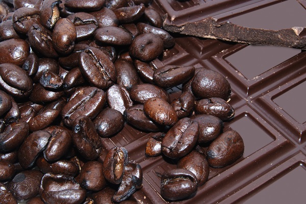 dark chocolate and beans