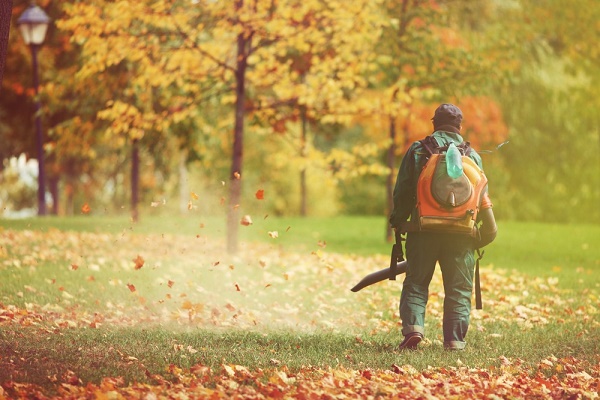 Noise pollution, such as that emitted by leaf blowers, has been found to contribute to anxiety. Image via: Sokolova23 | Shutterstock.