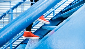 How to Stay Active in Winter: Take the stairs