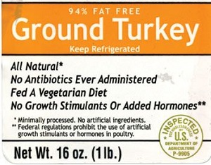 Meat Label: Vegetarian Fed