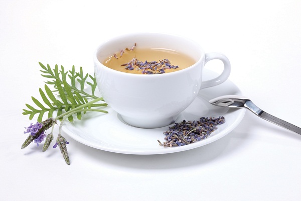 Lavender herbal tea, known for its calming effects, can help you sleep better.