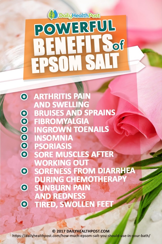 Powerful Benefits of Epsom Salt