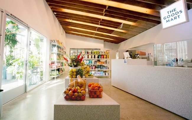 A Sustainability and Wellness Themed Gas Station Convenience Store